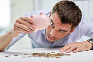 broke piggybank